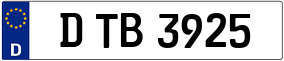 Truck License Plate